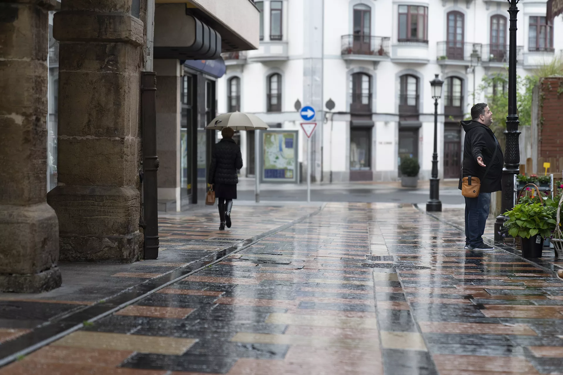 Luis, cocinero de L'Alma, en la calle